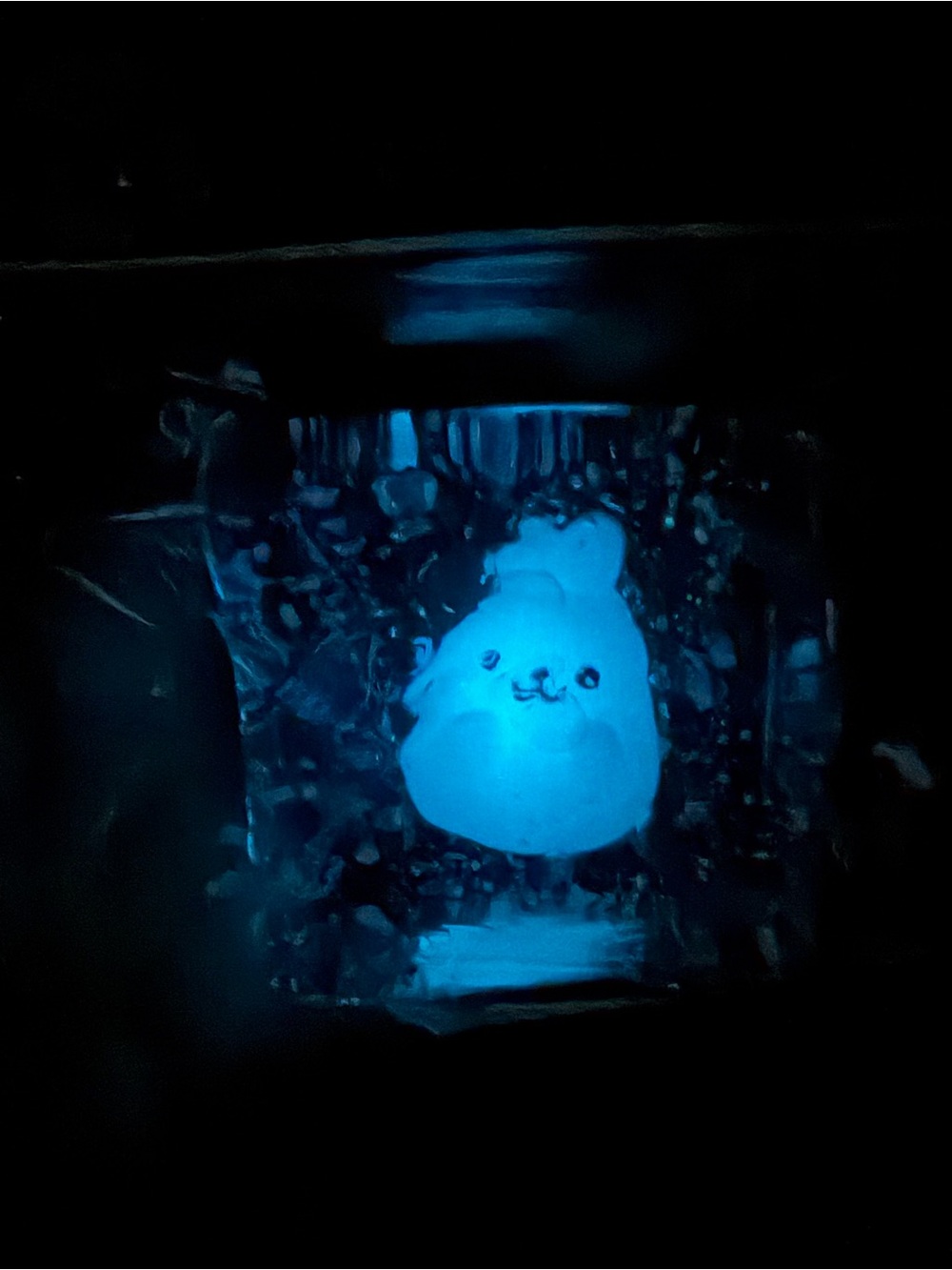 Taba-licious ORB Glow in the Dark Squish Cube - Black & White